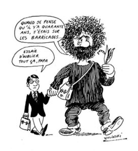 Από τότε συχνά αυτοσαρκαζόταν για τη συνήθεια του να επαναπαύεται στις «επαναστατικές δάφνες» του παρελθόντος.