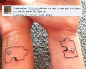 Τα ζευγάρια που αγνοούν το γεγονός ότι ποτέ δεν θα ταιριάξουν.