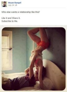 Τα ζευγάρια που θεωρούν ότι η βαρύτητα εμποδίζει την αγάπη τους.