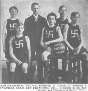 Ομάδα μπάσκετ του San Francisco YMCA το 1908