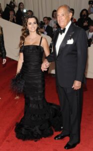Penelope Cruz with Oscar de la Renta