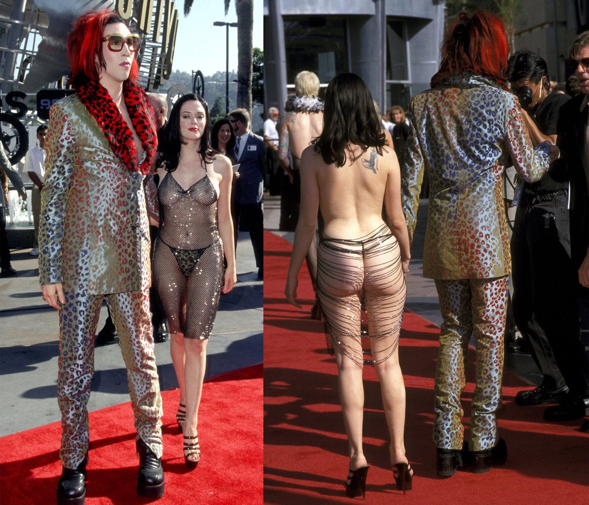 Η Rose McGowan στα MTV Video Music Awards το 1998.