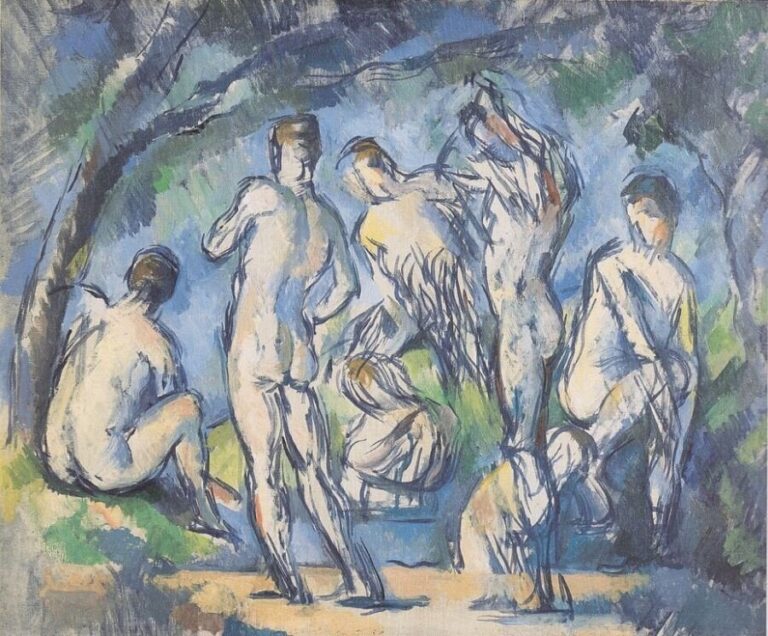 Paul Cezanne, «Seven Bathers»