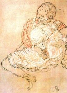 Gustav Klimt, «Frau bei der Selbstbefriedigung»