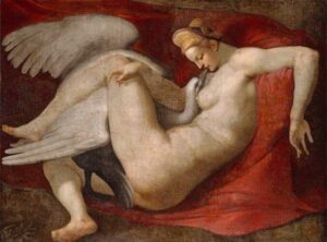 Peter Paul Rubens, «Leda and the Swan» (αντίγραφο του έργου του Michelangelo)