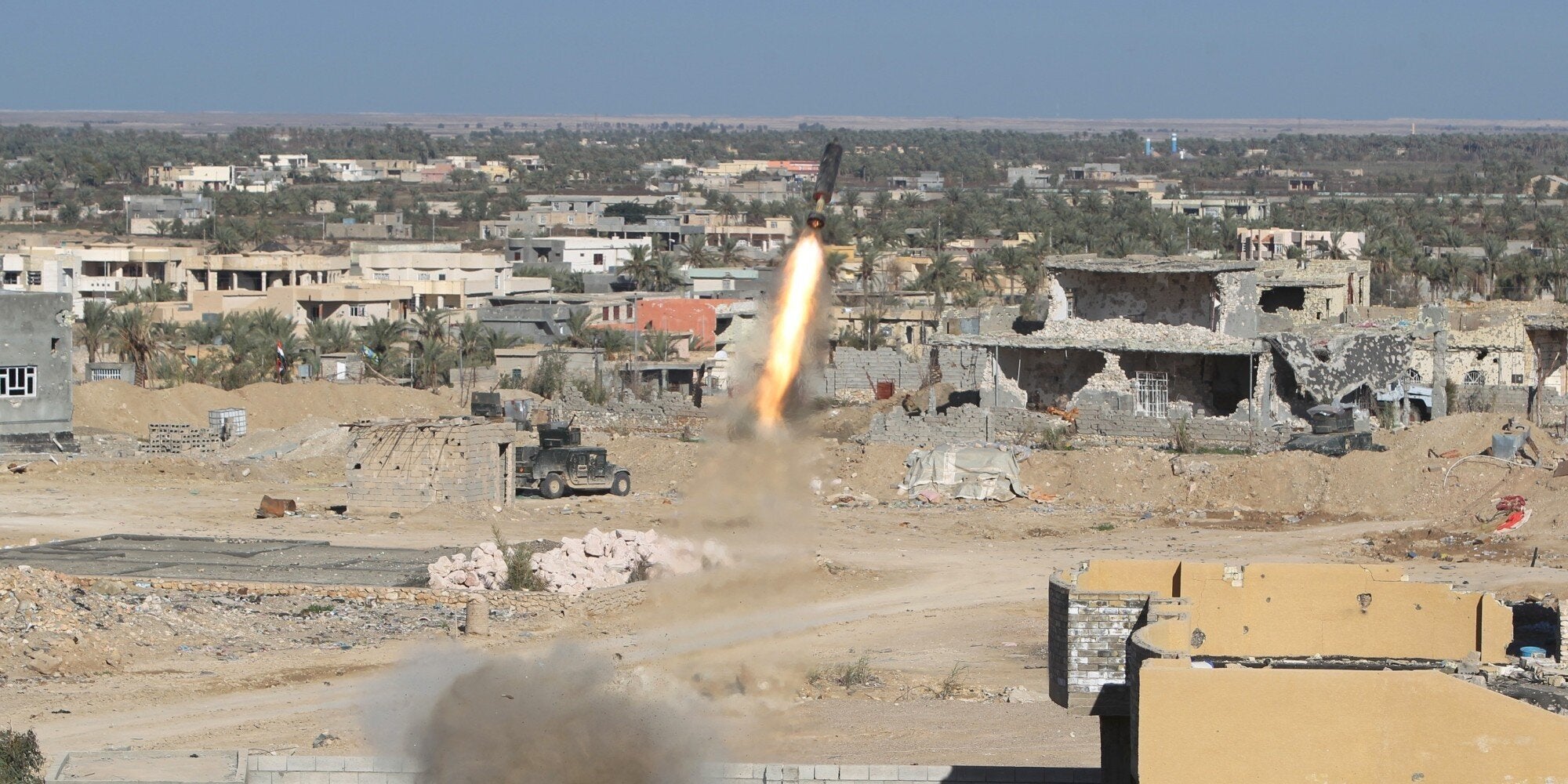 Οι ιρακινές στρατιωτικές δυνάμεις ανακατέλαβαν μέρος του Ραμάντι