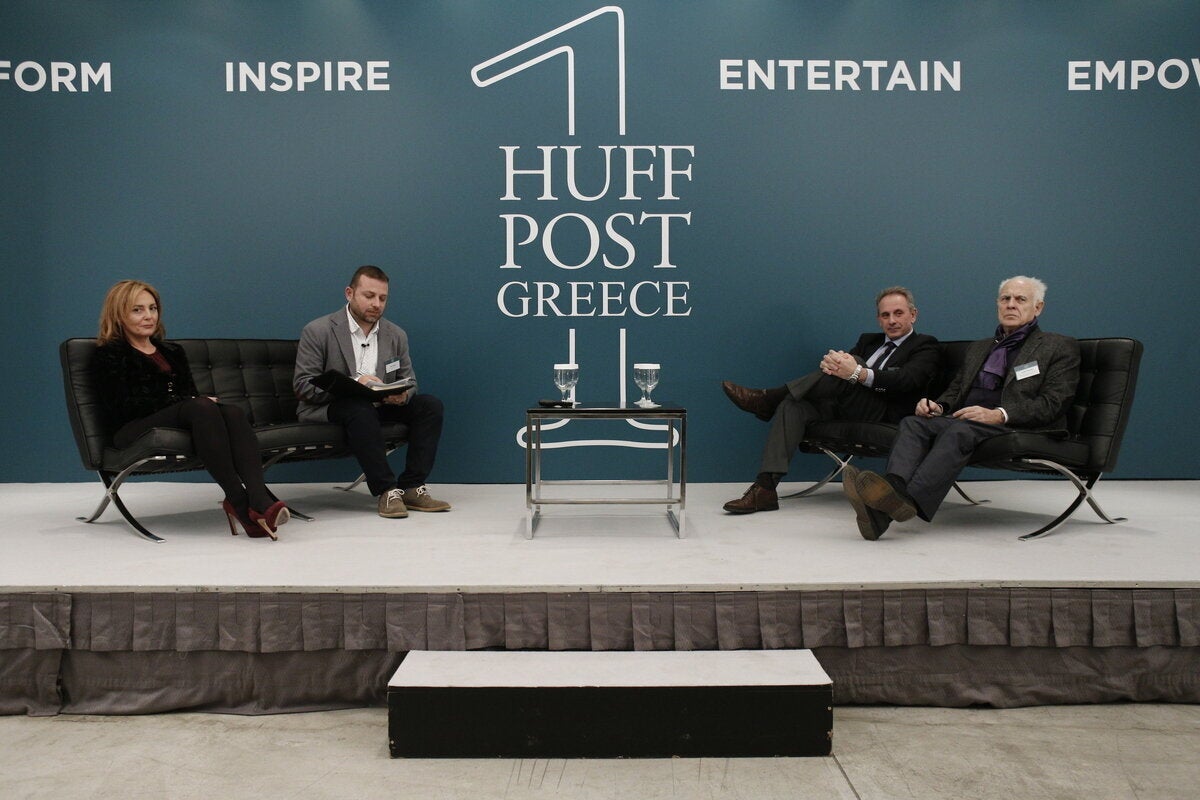 Από αριστερά: Eλένη Παπαδημητρίου, Φώτης Νάκος, Δημήτρης Ανδρέου και Μιχάλης Μείμάρης