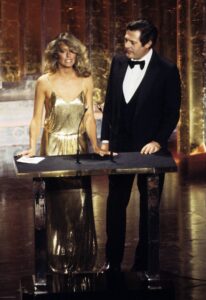 Η Farrah Fawcett με Stephen Burrows, 1978