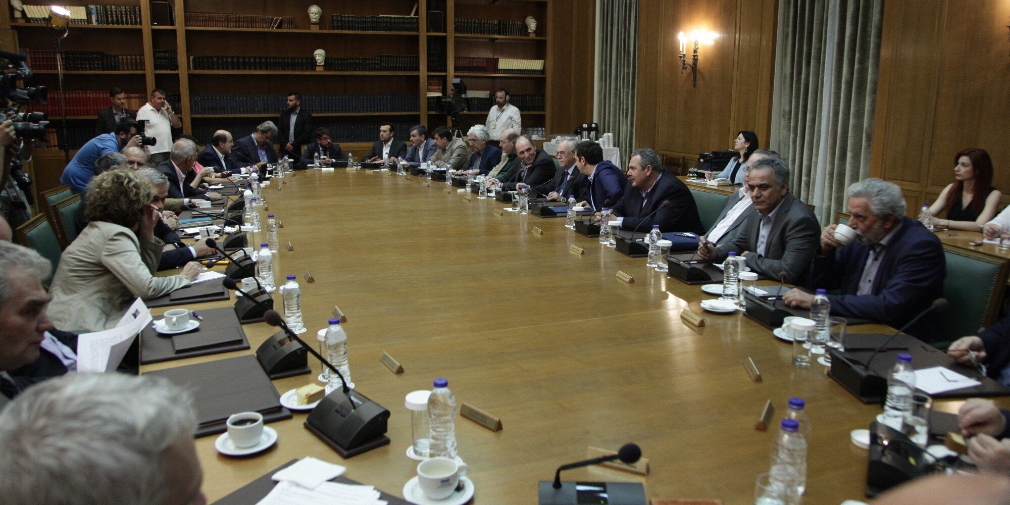 Ο Αλέξης και ο πρίγκηπας έκλεψαν την παράσταση στο υπουργικό