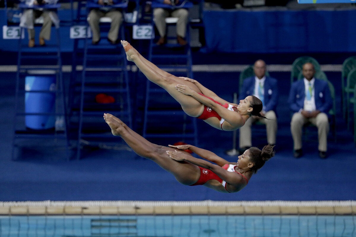 Jennifer Abel (Canada) u0026 Pamela Ware (Canada), Καταδύσεις