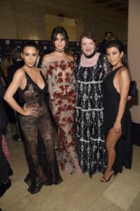 Kim Kardarshian West, Kendall Jenner, Glenda Bailey, και Kourtney Kardashian