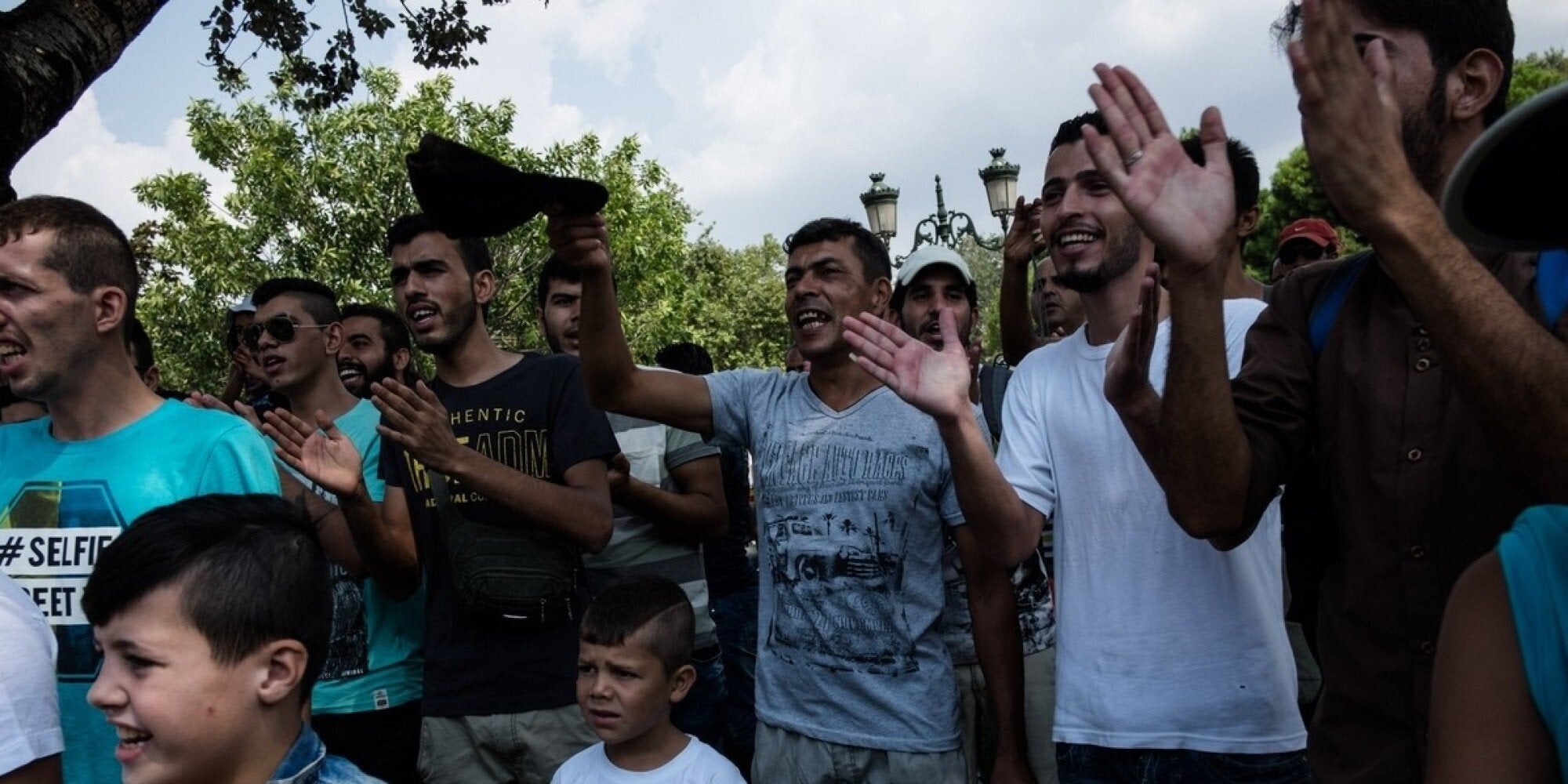 Διαμαρτυρίες προσφύγων και μεταναστών σε Μυτιλήνη, Χίο και Θεσσαλονίκη