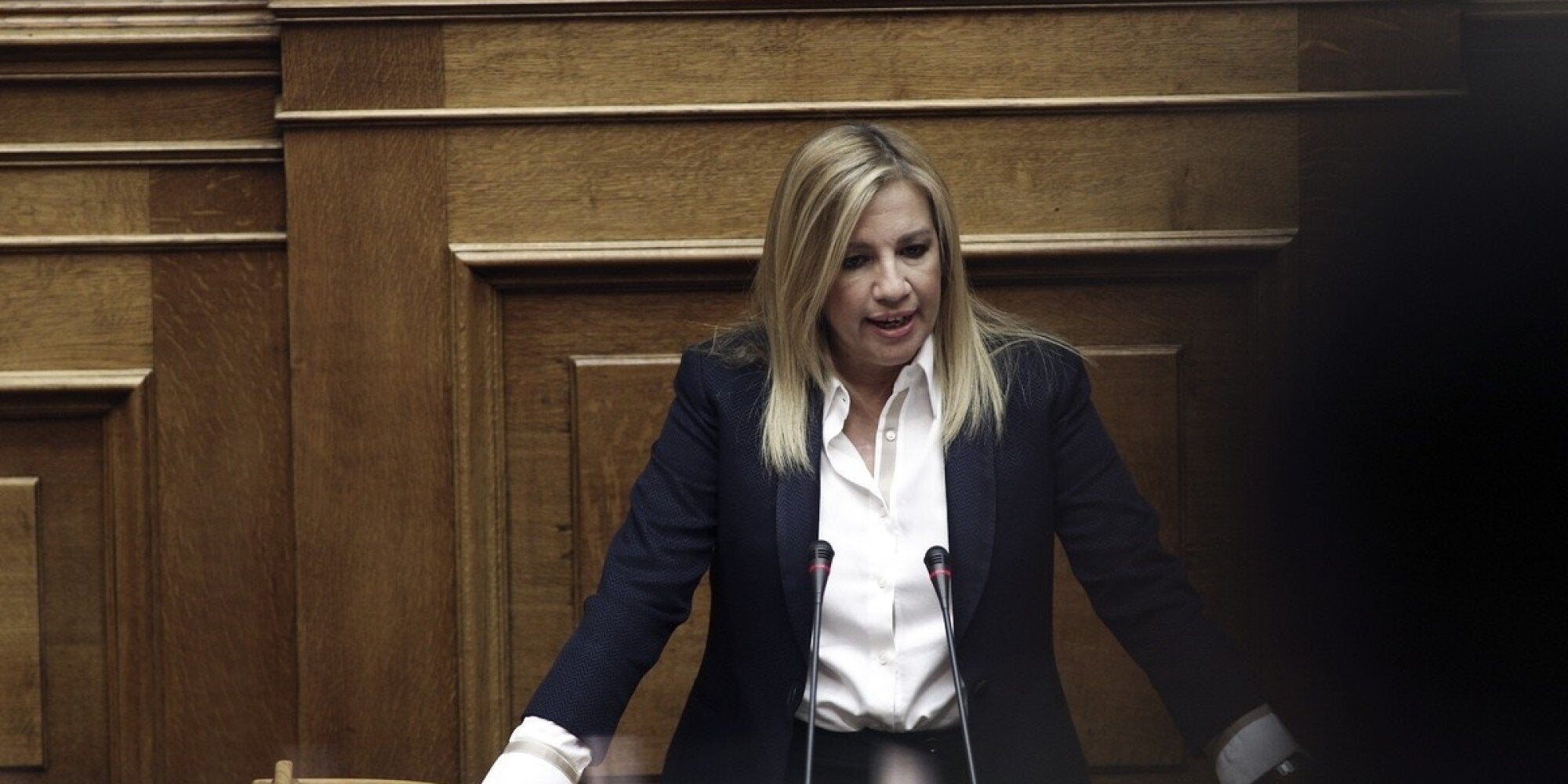 Γεννηματά: Ενοχλεί η θέση μας «ούτε με τον ΣΥΡΙΖΑ ούτε με τη ΝΔ»