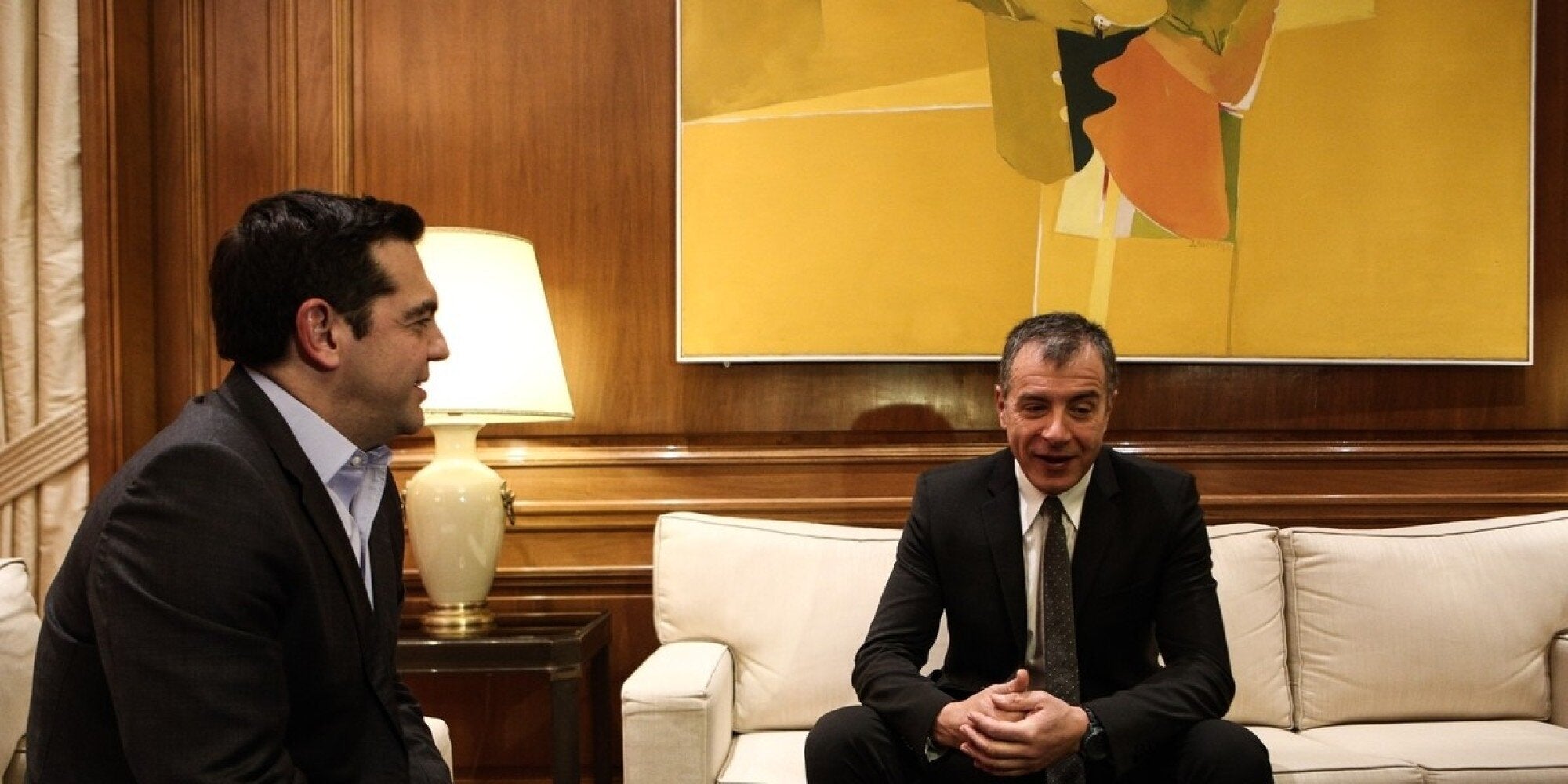 Θεοδωράκης μετά την συνάντηση με Τσίπρα: Υποστηρίζουμε μια ενιαία, κυρίαρχη και ανεξάρτητη Κύπρο