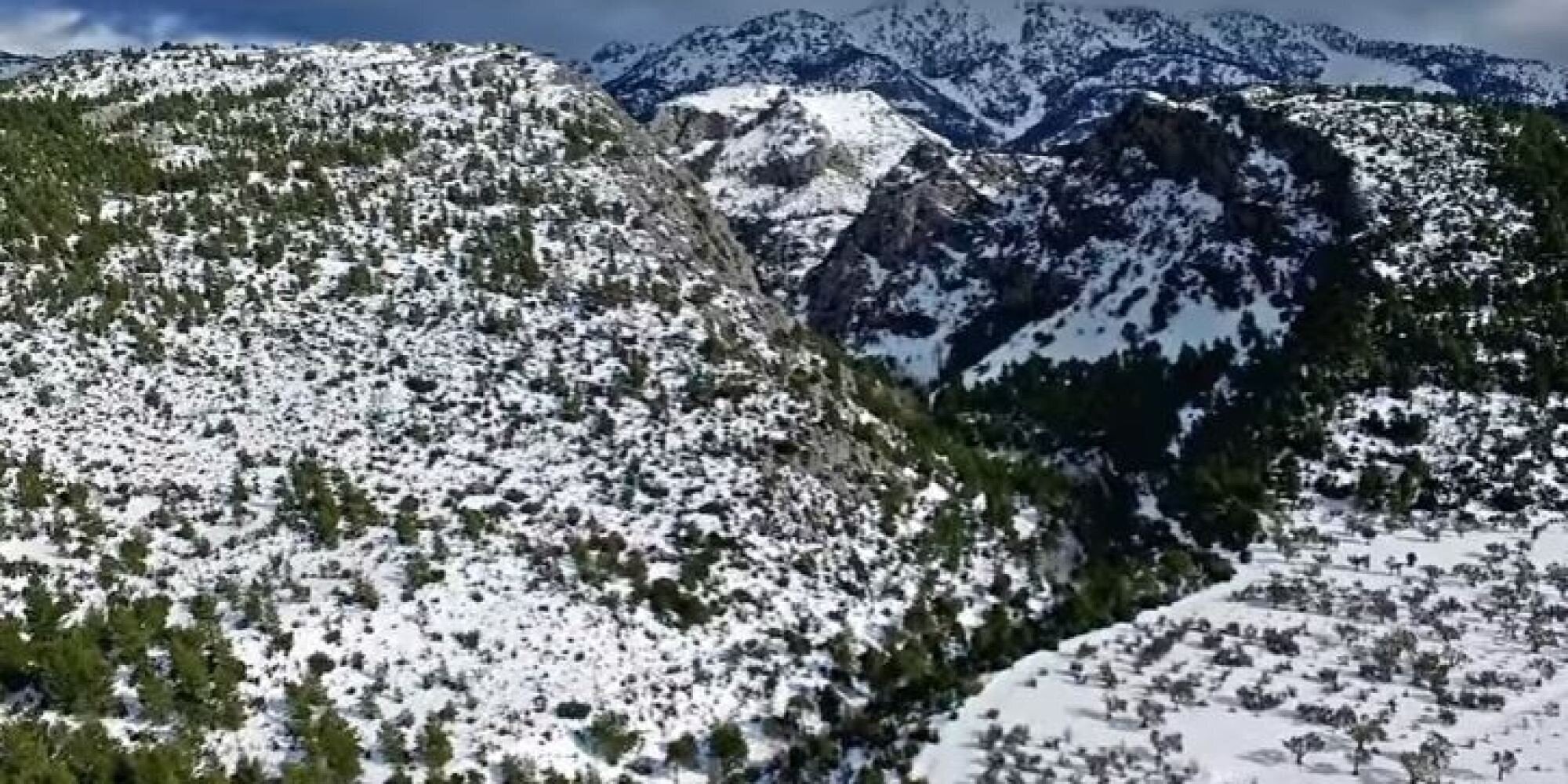 Η άλλη όψη της «Αριάδνης»: Καταγράφοντας τον χιονιά του Ιανουαρίου με drone