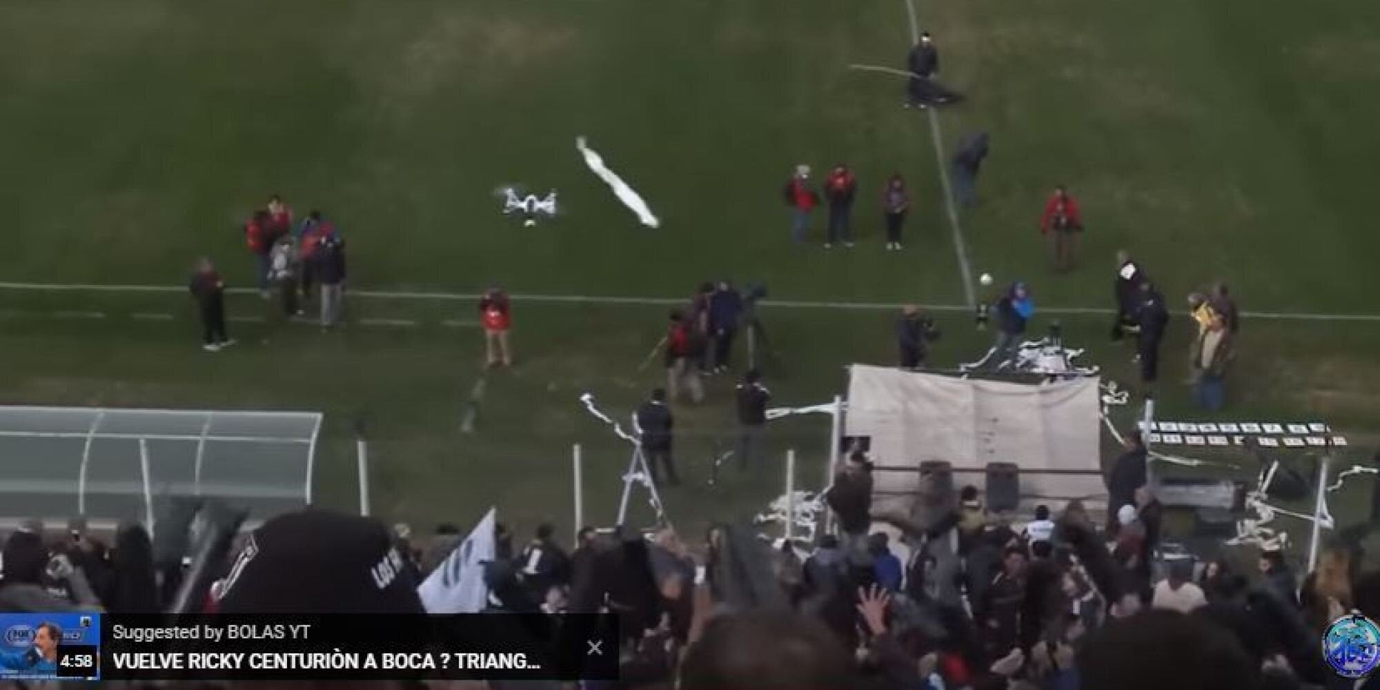 Drone Goal. Πώς η βιντεοσκόπηση ενός ποδοσφαιρικού αγώνα με Drone απέτυχε παταγωδώς