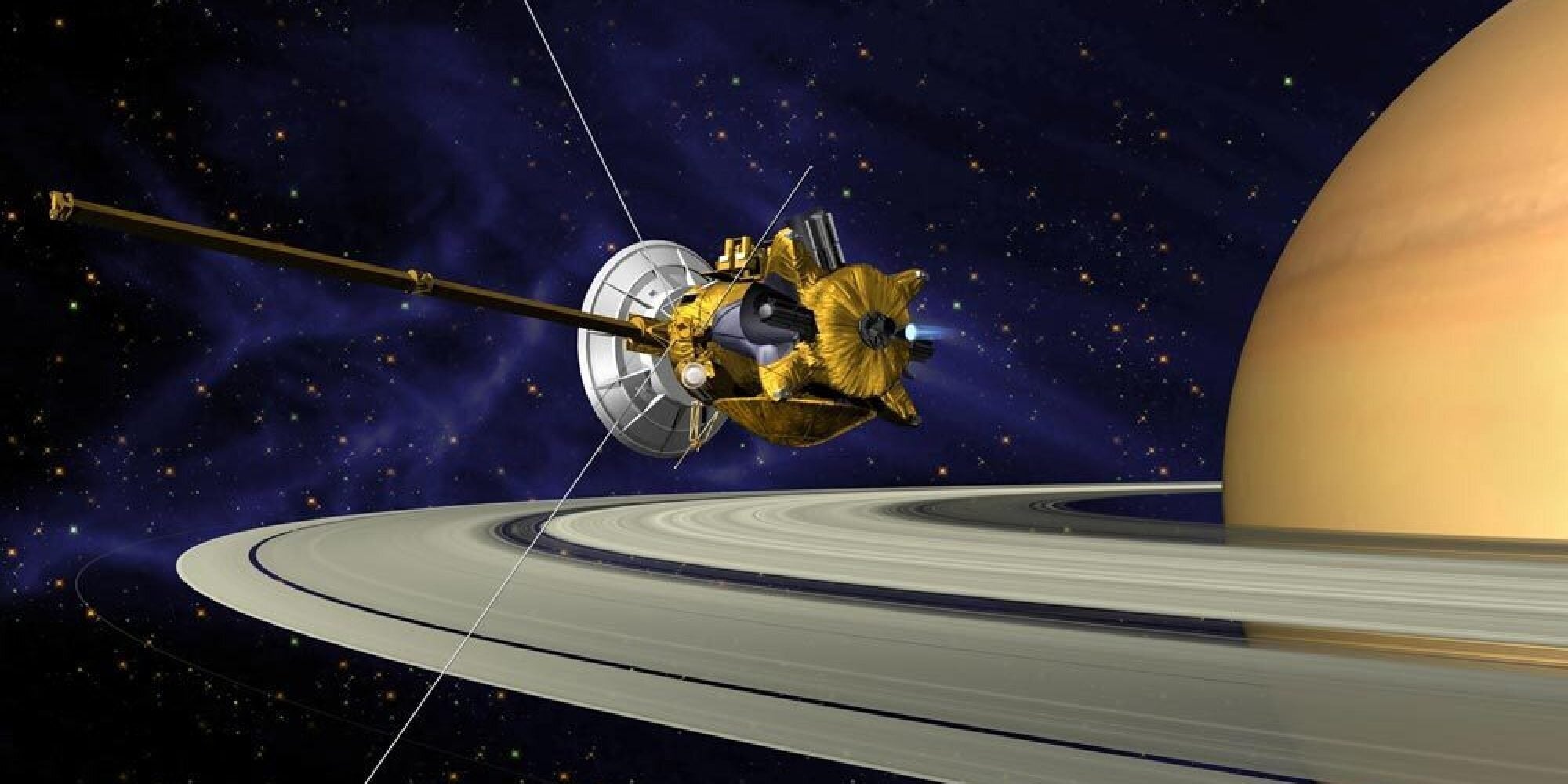 Το διαστημικό σκάφος Cassini πλησιάζει όλο και πιο κοντά στον Κρόνο, «ξύνοντας» πλέον την ατμόσφαιρά του