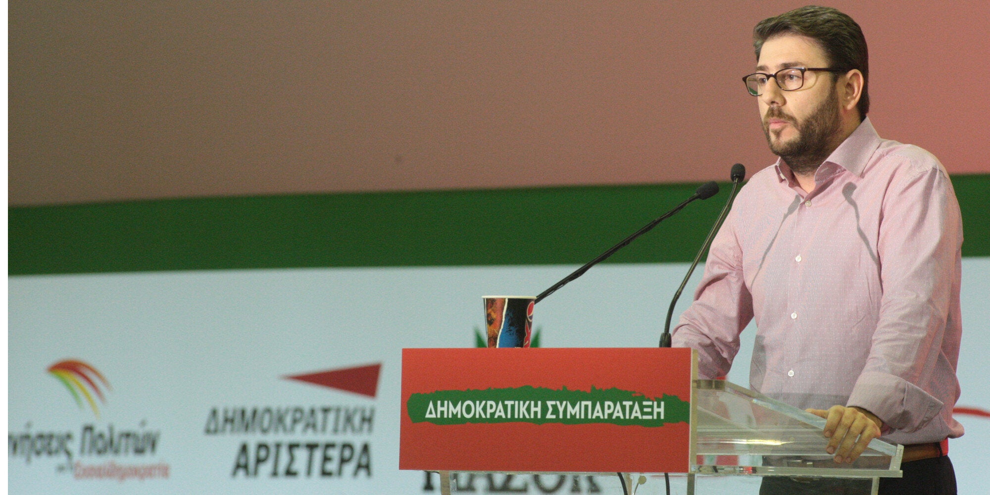 Την υποψηφιότητά του για την Κεντροαριστερά ανακοίνωσε ο Νίκος Ανδρουλάκης