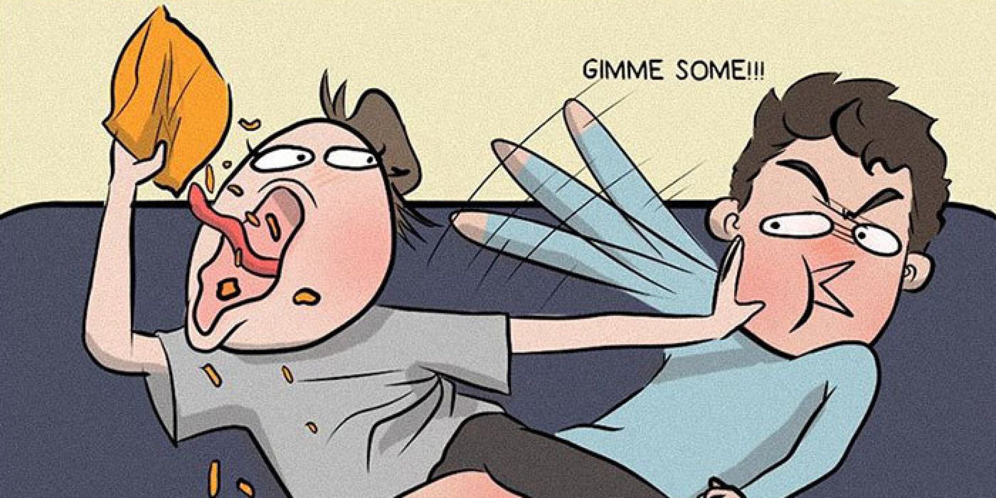 15 σκίτσα που αποδεικνύουν πώς πλέον αισθάνεστε (υπερβολικά) πολύ άνετα στη σχέση σας