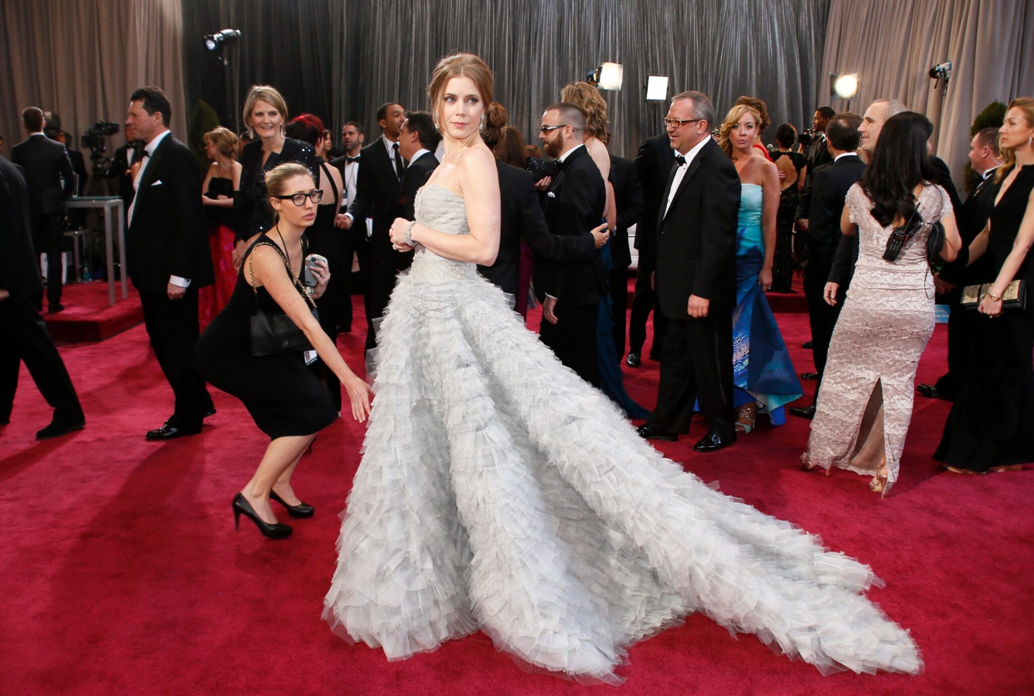Amy Adams με Oscar de la Renta