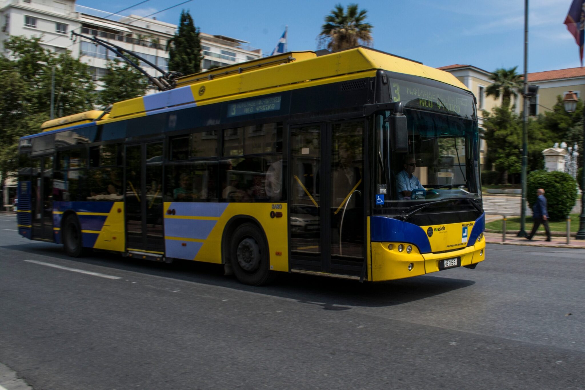 5ωρη στάση εργασίας σήμερα στα τρόλεϊ
