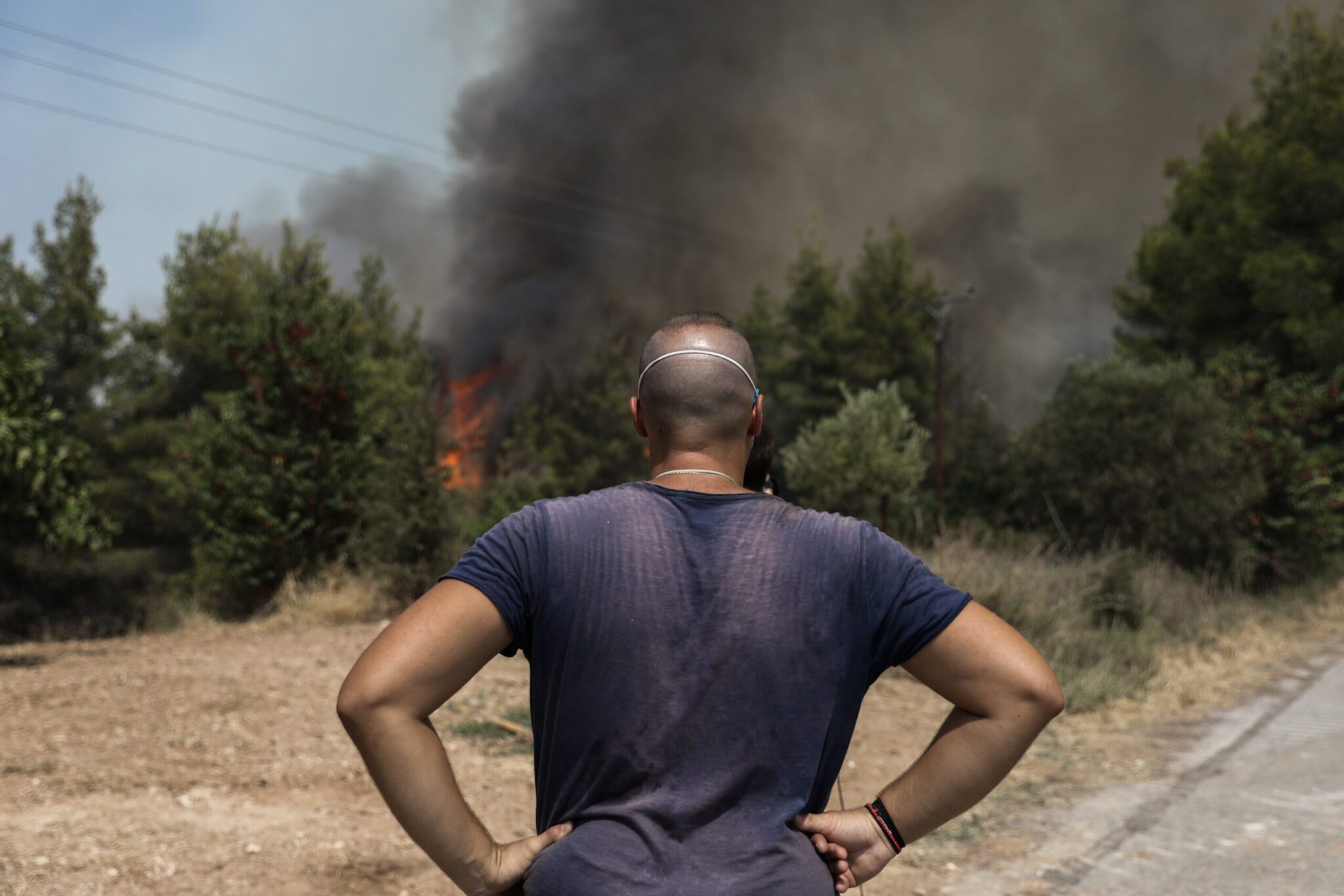 Γραμμή 1110 για την παροχή ψυχολογικής υποστήριξης στους πυροπαθείς