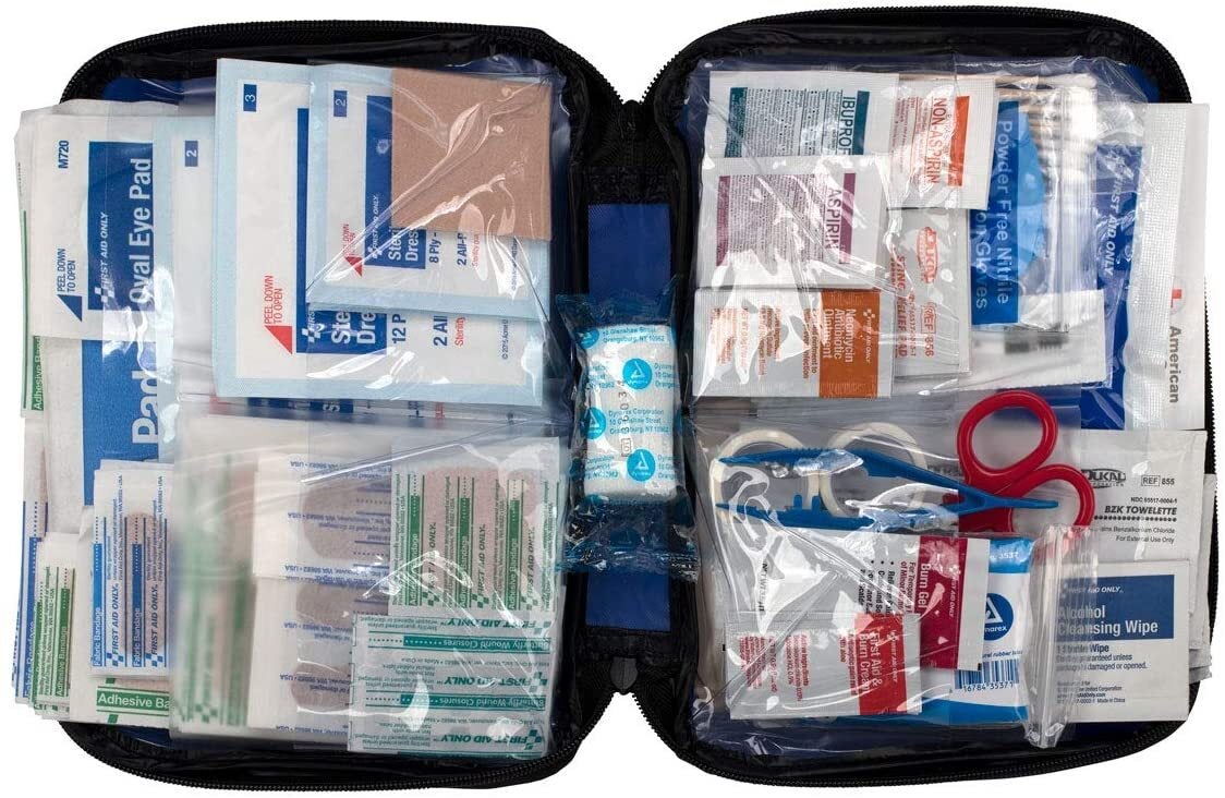 A first aid kit