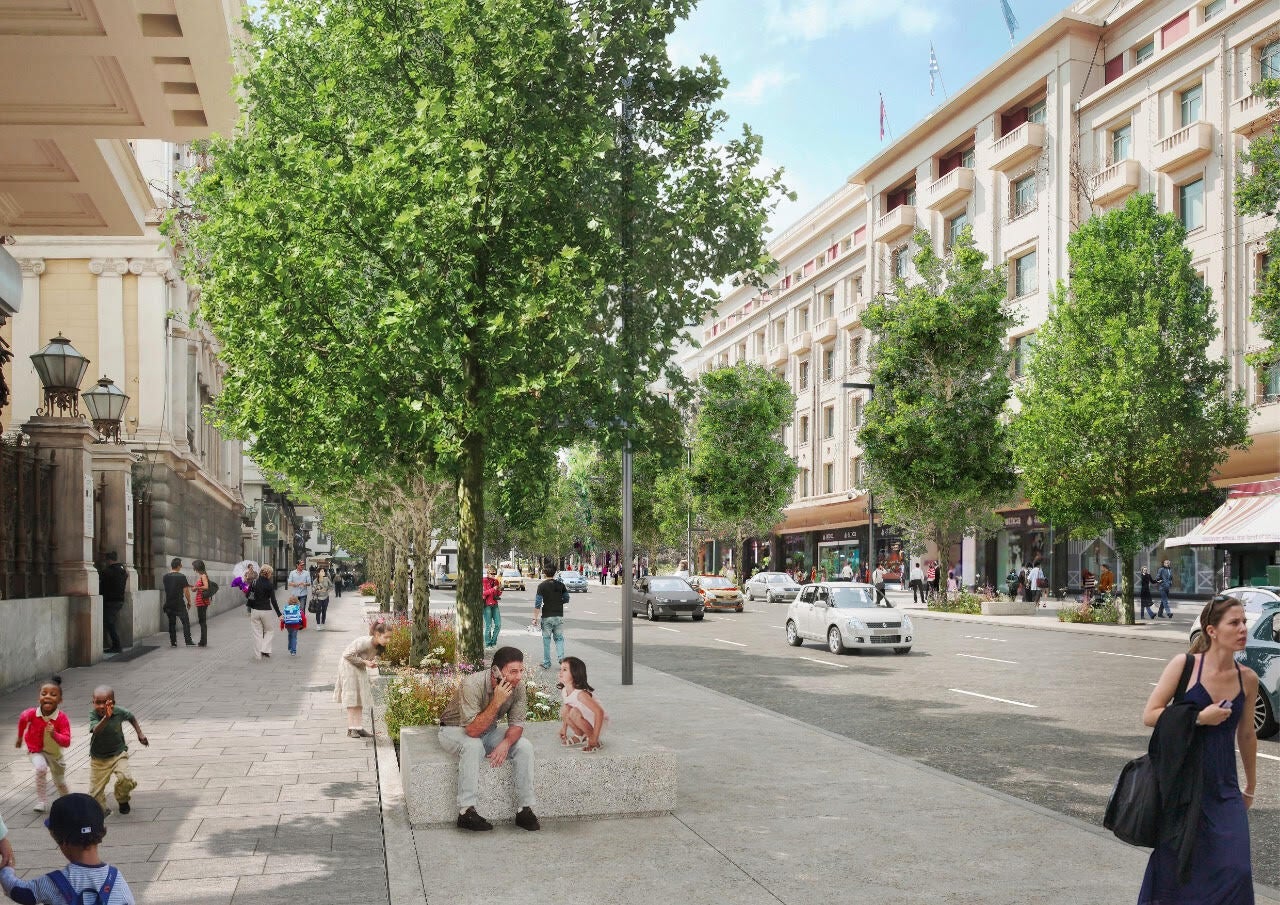 Ετσι θα δείχνει η νέα λεωφόρος Πανεπιστημίου – φωτορεαλιστική απεικόνιση