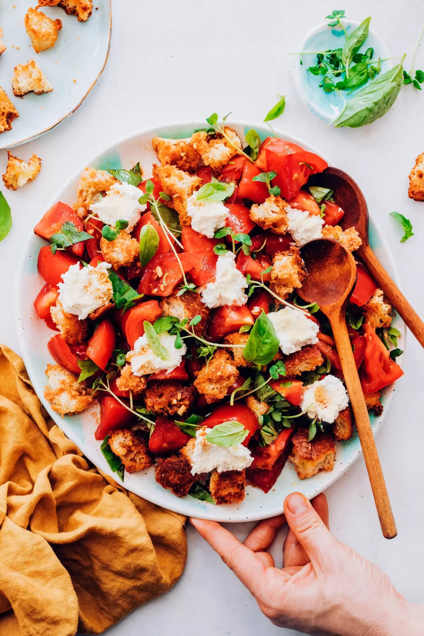 Heirloom Tomato Panzanella Salad