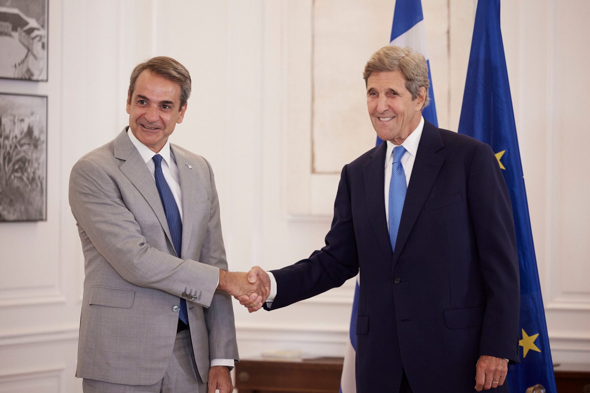 Τζον Κέρι: Η Ελλάδα βρίσκεται σε καθοριστικό σημείο για τη μεταφορά της ηλεκτρικής ενέργειας