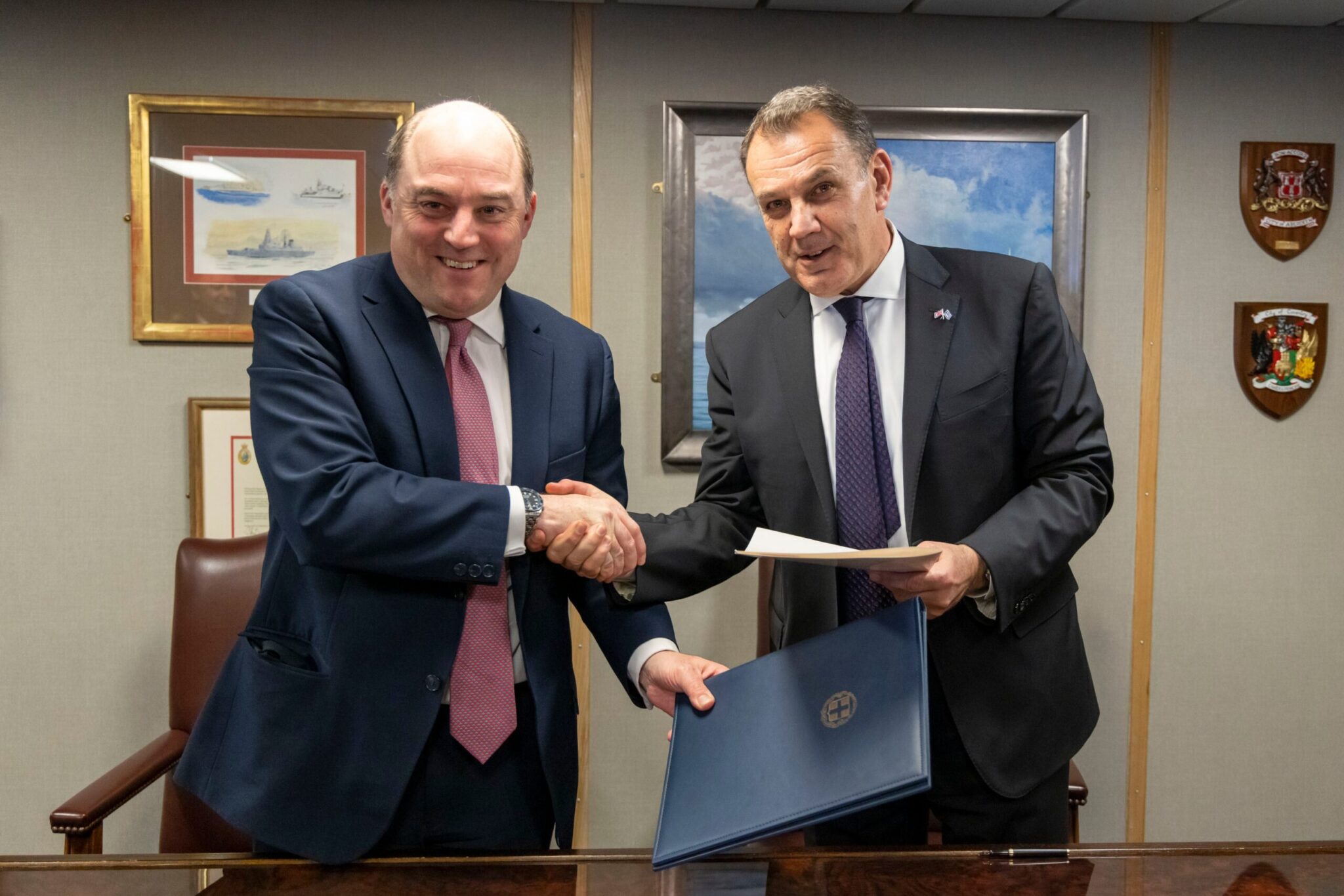 Υπογραφή Διακήρυξης Αμυντικής Συνεργασίας μεταξύ Ελλάδος και Ηνωμένου Βασιλείου