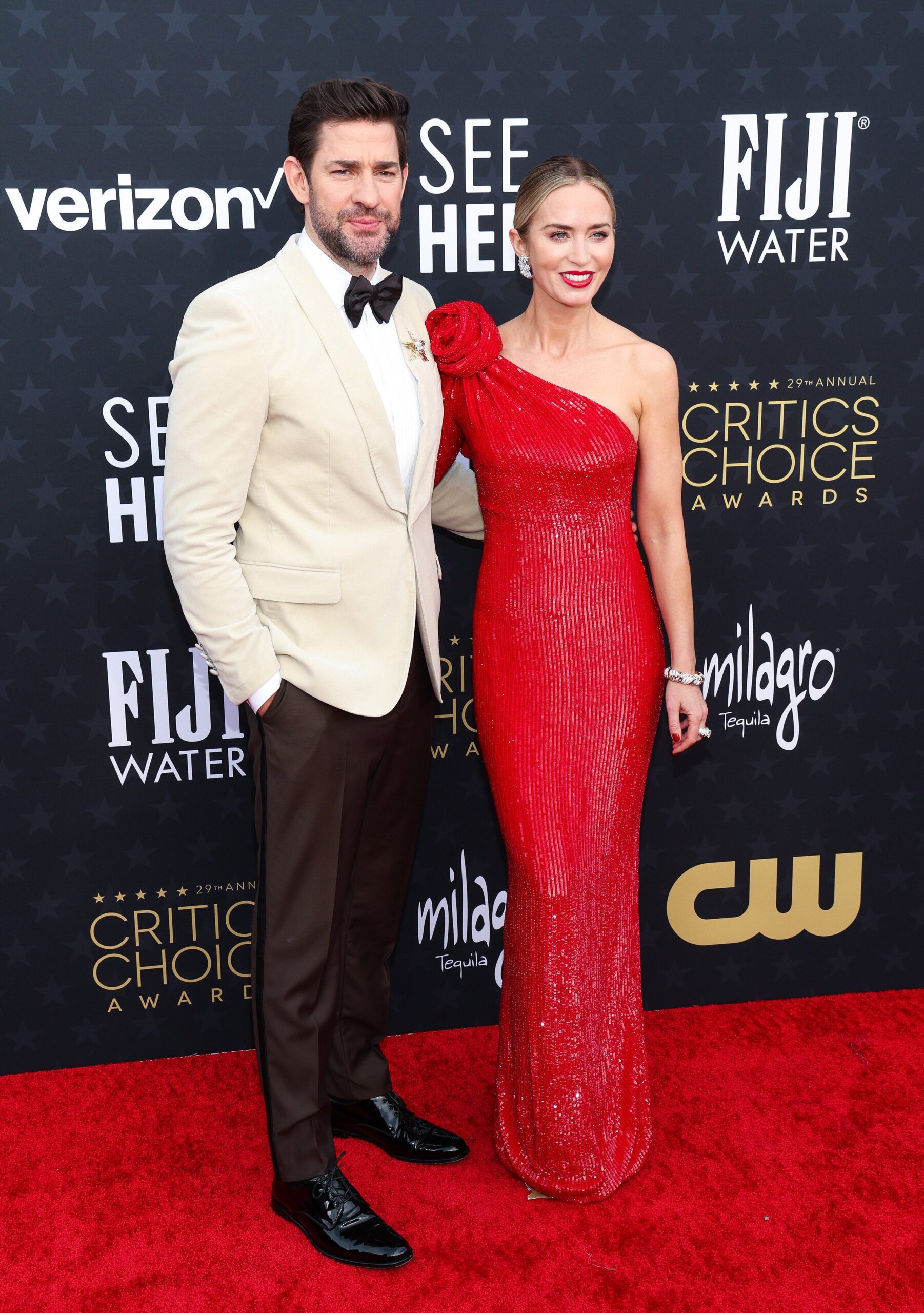 John Krasinski and Emily Blunt