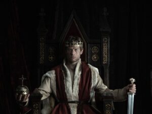 Ο Τζέιμς Νόρτον ως Harold Godwinson, κόμης του Wessex στη σειρά «King & Conqueror»