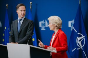30 Σεπτεμβρίου 2025 - Κοινές δηλώσεις της προέδρου της Κομισιόν Ούρσουλα φον ντερ Λάιεν με τον ΓΓ του ΝΑΤΟ Μαρκ Ρούτε - πηγή European commission
