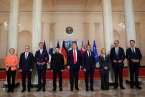 U.S. President Trump meets with Ukrainian President Zelenskiy and European leaders, in Washington, D.C. Αύγουστος 2026
