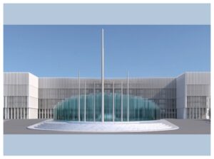 Η νέα όψη στο Πεντάγωνο, σχεδιασμένη από τον γλύπτη Κώστα Βαρώτσο