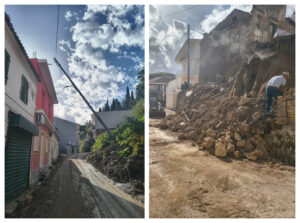 Εικόνες από την κακοκαιρία στην Κέρκυρα