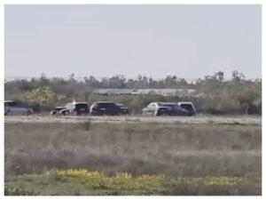 Η αυτοκινητοπομπή του Κυριάκου Μητσοτάκη στην Αλεξανδρούπολη