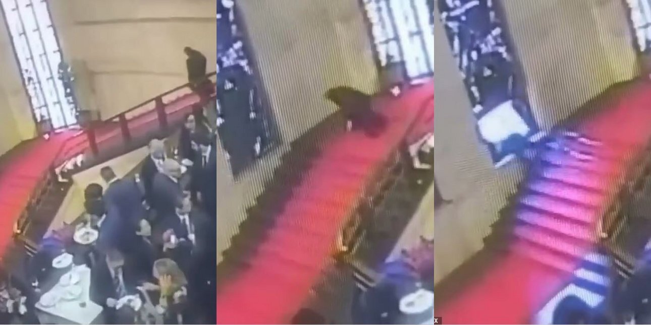 Πολιτικός στη Ρώμη γκρεμίζει κατά λάθος ανεκτίμητο βιτρό του Σιρόνι σε δεξίωση – Το βίντεο που έγινε viral