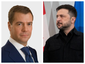 Wikimedia Commons - REUTERS - Μεντβέντεφ, Ζελένσκι