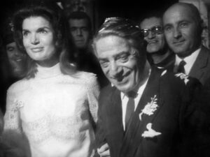 Γάμος της Τζάκι Κένεντι και του Αριστοτέλη Ωνάση στις 20 Οκτωβρίου 1968 στο νησί Σκορπιός.