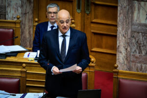 Συζήτηση στην Ολομέλεια της Βουλής του σχεδίου νόμου για τις ένοπλες δυνάμεις, 8 Ιανουαρίου 2026 (Πηγή: EUROKINISSI)