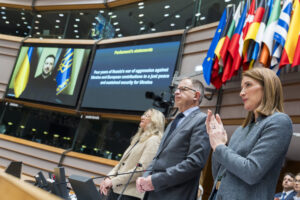 Ο Ζελένσκι απευθύνεται στην Ολομέλεια του Ευρωκοινοβουλίου με αφορμή τη συμπλήρωση τεσσάρων χρόνων από τη ρωσική εισβολή - 24/2/2026 πηγή European Parliament