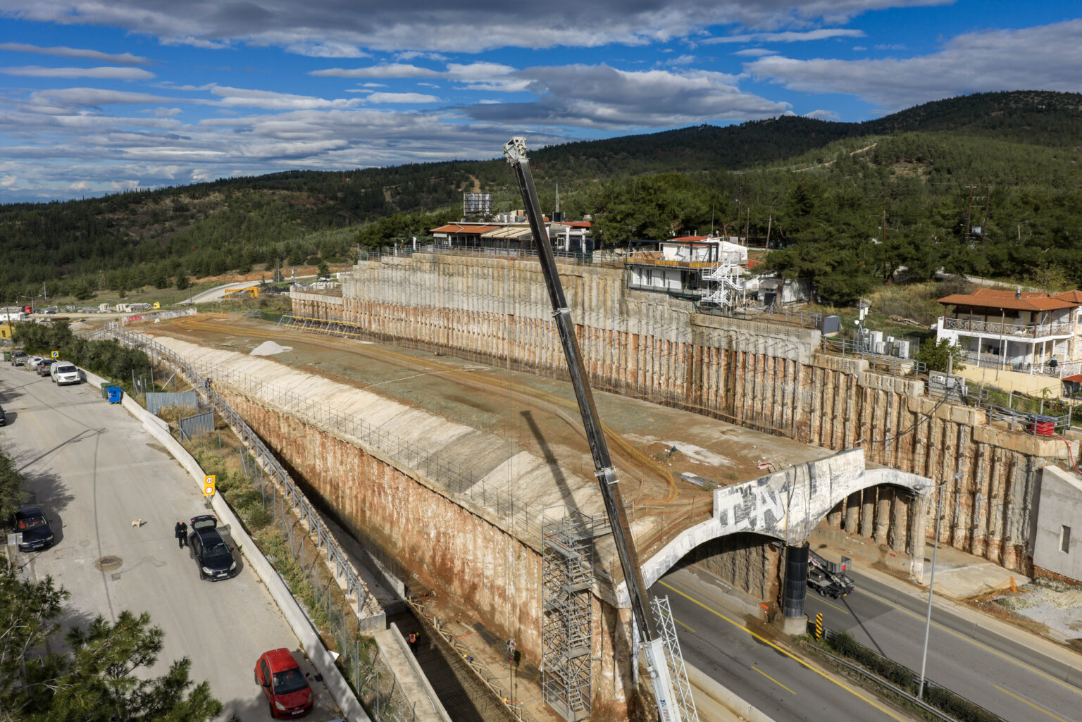 Θεσσαλονίκη: Το 50% του flyover έχει ολοκληρωθεί