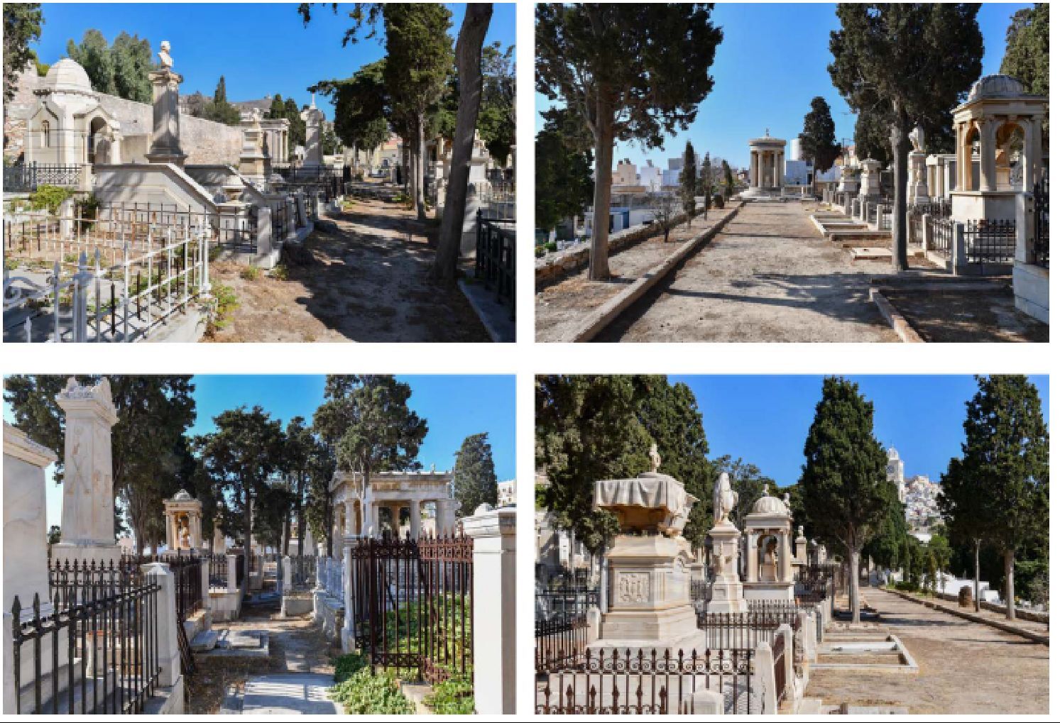 ΥΠΠΟ: Προστατεύονται και αναδεικνύονται τα ταφικά μνημεία στο κοιμητήριο Αγίου Γεωργίου στην Ερμούπολη της Σύρου