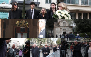 Η σορός της Μαρινέλλας στον Ιερό Ναό Αγίου Ελευθερίου, στο παρεκκλήσι της Μητρόπολης