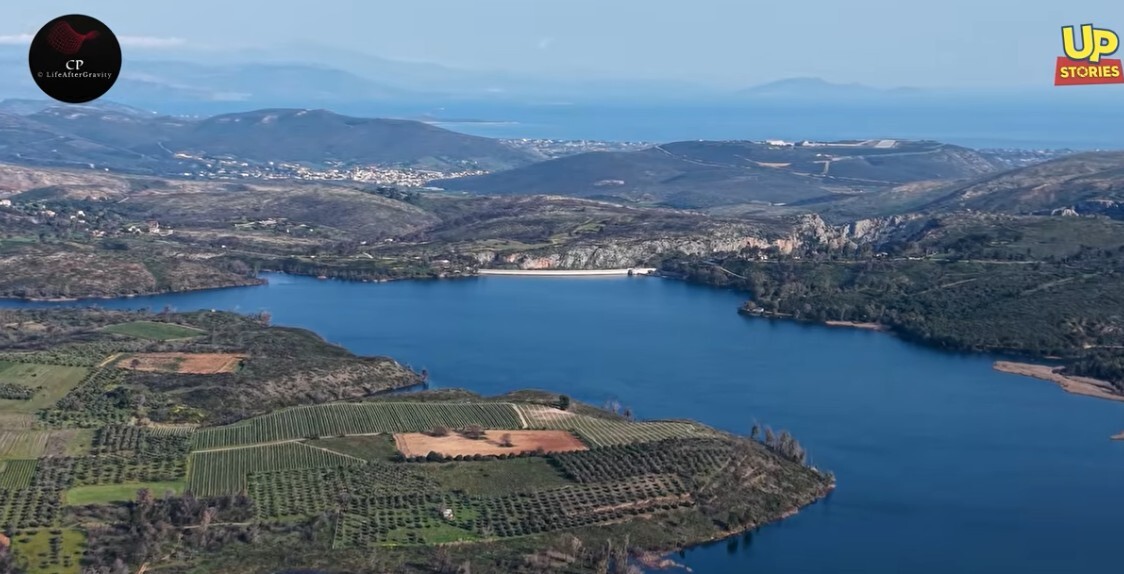 Το νερό επιστρέφει στη Λίμνη του Μαραθώνα και οι εικόνες που καταγράφονται είναι εκπληκτικές