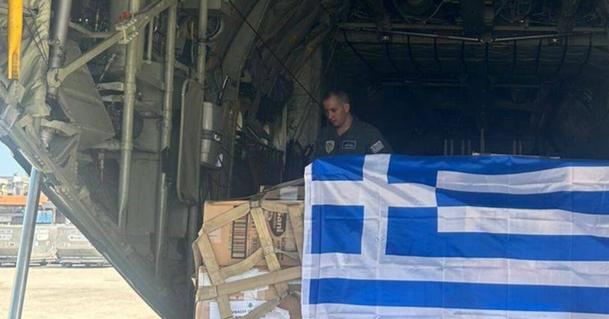 Αποστολή ανθρωπιστικής βοήθειας στον Λίβανο από τις Ένοπλες Δυνάμεις (εικόνες)