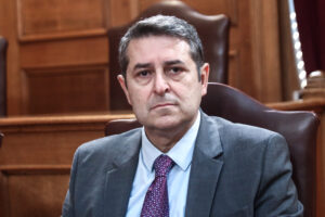 Ο Γιώργος Μυλωνάκης/(ΓΙΑΝΝΗΣ ΠΑΝΑΓΟΠΟΥΛΟΣ/EUROKINISSI)