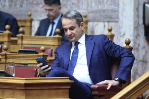 Συνεδρίαση της Κοινοβουλευτικής Ομάδας της Νέας Δημοκρατίας, στην Βουλή, Πέμπτη 7 Μαΐου 2026. (ΓΙΩΡΓΟΣ ΚΟΝΤΑΡΙΝΗΣ/EUROKINISSI)